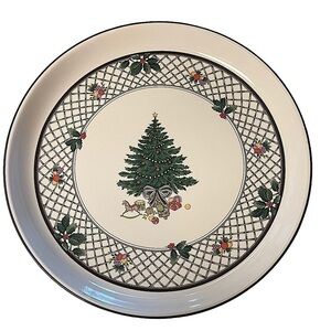 IOB Mikasa Heritage Christmas Story Round Party Platter